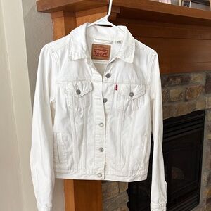 Levi's Premium Original Trucker Jean Jacket 100% Cotton Sz Large